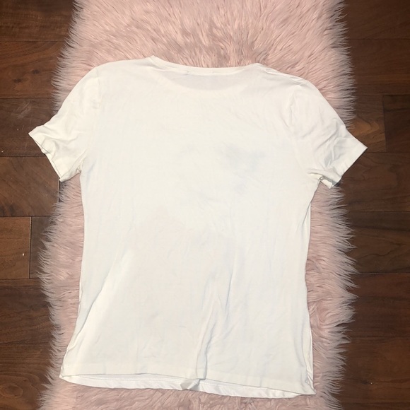 White bling fashion icon graphic tee shirt size medium - Picture 7 of 7